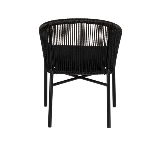 Πολυθρόνα Κήπου ArteLibre KAGERA Μαύρο Αλουμίνιο/Rattan 45x42x84cm Πολυθρόνα Κήπου ArteLibre KAGERA Μαύρο Αλουμίνιο/Rattan 45x42x84cm