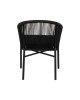 Πολυθρόνα Κήπου ArteLibre KAGERA Μαύρο Αλουμίνιο/Rattan 45x42x84cm Πολυθρόνα Κήπου ArteLibre KAGERA Μαύρο Αλουμίνιο/Rattan 45x42x84cm