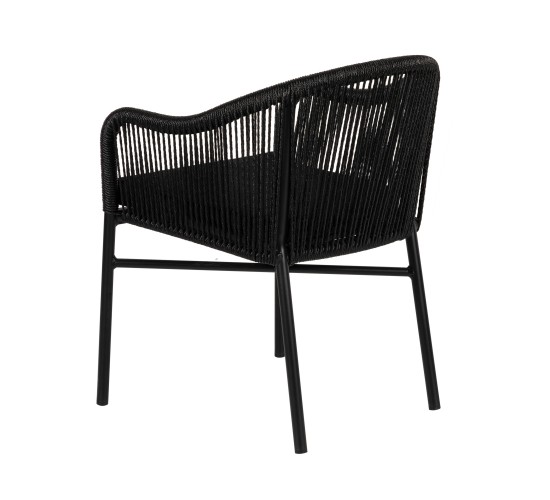 Πολυθρόνα Κήπου ArteLibre KAGERA Μαύρο Αλουμίνιο/Rattan 45x42x84cm Πολυθρόνα Κήπου ArteLibre KAGERA Μαύρο Αλουμίνιο/Rattan 45x42x84cm