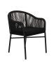 Πολυθρόνα Κήπου ArteLibre KAGERA Μαύρο Αλουμίνιο/Rattan 45x42x84cm Πολυθρόνα Κήπου ArteLibre KAGERA Μαύρο Αλουμίνιο/Rattan 45x42x84cm