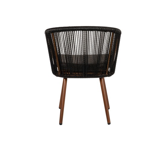Πολυθρόνα Κήπου ArteLibre LOFOI Μαύρο/Καφέ Αλουμίνιο/Rattan 60x62x81cm Πολυθρόνα Κήπου ArteLibre LOFOI Μαύρο/Καφέ Αλουμίνιο/Rattan 60x62x81cm
