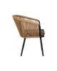 Πολυθρόνα Κήπου ArteLibre LOFOI Μαύρο/Καφέ Αλουμίνιο/Rattan 60x62x81cm Πολυθρόνα Κήπου ArteLibre LOFOI Μαύρο/Καφέ Αλουμίνιο/Rattan 60x62x81cm