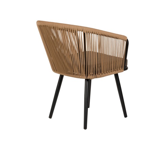 Πολυθρόνα Κήπου ArteLibre LOFOI Μαύρο/Καφέ Αλουμίνιο/Rattan 60x62x81cm Πολυθρόνα Κήπου ArteLibre LOFOI Μαύρο/Καφέ Αλουμίνιο/Rattan 60x62x81cm