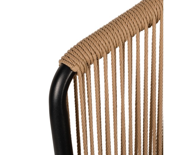 Πολυθρόνα Κήπου ArteLibre LOFOI Μαύρο/Καφέ Αλουμίνιο/Rattan 60x62x81cm Πολυθρόνα Κήπου ArteLibre LOFOI Μαύρο/Καφέ Αλουμίνιο/Rattan 60x62x81cm