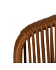 Πολυθρόνα Κήπου ArteLibre BLUENILE Λευκό/Καφέ Αλουμίνιο/Rattan 49x42x81cm