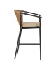 Σκαμπό ArteLibre MANDRAKA Μαύρο/Φυσικό Αλουμίνιο/Rattan 56x63x108cm Σκαμπό ArteLibre MANDRAKA Μαύρο/Φυσικό Αλουμίνιο/Rattan 56x63x108cm