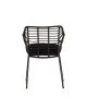 Πολυθρόνα Κήπου KALAMBO Μαύρο Αλουμίνιο/Rattan 56x57x81cm Πολυθρόνα Κήπου KALAMBO Μαύρο Αλουμίνιο/Rattan 56x57x81cm