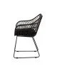 Πολυθρόνα Κήπου KALAMBO Μαύρο Αλουμίνιο/Rattan 56x57x81cm Πολυθρόνα Κήπου KALAMBO Μαύρο Αλουμίνιο/Rattan 56x57x81cm