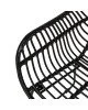 Πολυθρόνα Κήπου KALAMBO Μαύρο Αλουμίνιο/Rattan 56x57x81cm Πολυθρόνα Κήπου KALAMBO Μαύρο Αλουμίνιο/Rattan 56x57x81cm