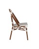 Καρέκλα Κήπου ArteLibre MUTARAZI Λευκό/Μαύρο Αλουμίνιο/Rattan 50x57x85cm Καρέκλα Κήπου ArteLibre MUTARAZI Λευκό/Μαύρο Αλουμίνιο/Rattan 50x57x85cm
