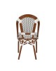 Καρέκλα Κήπου ArteLibre MUTARAZI Λευκό/Μαύρο Αλουμίνιο/Rattan 50x57x85cm Καρέκλα Κήπου ArteLibre MUTARAZI Λευκό/Μαύρο Αλουμίνιο/Rattan 50x57x85cm