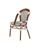 Καρέκλα Κήπου ArteLibre MUTARAZI Λευκό/Μαύρο Αλουμίνιο/Rattan 50x57x85cm Καρέκλα Κήπου ArteLibre MUTARAZI Λευκό/Μαύρο Αλουμίνιο/Rattan 50x57x85cm