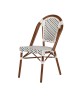 Καρέκλα Κήπου ArteLibre MUTARAZI Λευκό/Μαύρο Αλουμίνιο/Rattan 50x57x85cm Καρέκλα Κήπου ArteLibre MUTARAZI Λευκό/Μαύρο Αλουμίνιο/Rattan 50x57x85cm