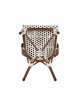 Καρέκλα Κήπου ArteLibre MUTARAZI Λευκό/Μαύρο Αλουμίνιο/Rattan 50x57x85cm Καρέκλα Κήπου ArteLibre MUTARAZI Λευκό/Μαύρο Αλουμίνιο/Rattan 50x57x85cm