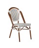 Καρέκλα Κήπου ArteLibre MUTARAZI Λευκό/Μαύρο Αλουμίνιο/Rattan 50x57x85cm Καρέκλα Κήπου ArteLibre MUTARAZI Λευκό/Μαύρο Αλουμίνιο/Rattan 50x57x85cm