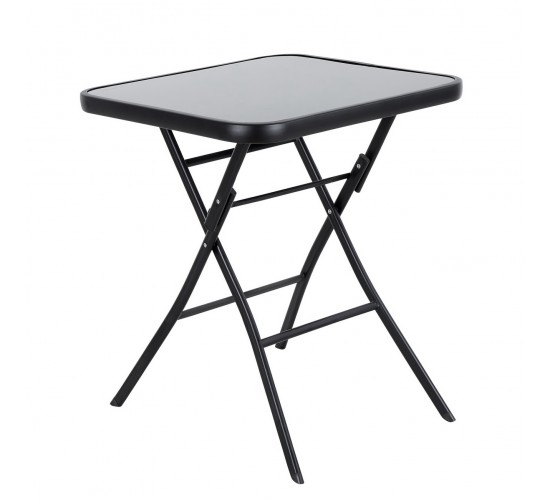 Τραπέζι Μεταλλικό ArteLibre Πτυσσόμενο TAURUS Μαύρο 60x60x70cm Τραπέζι Μεταλλικό ArteLibre Πτυσσόμενο TAURUS Μαύρο 60x60x70cm