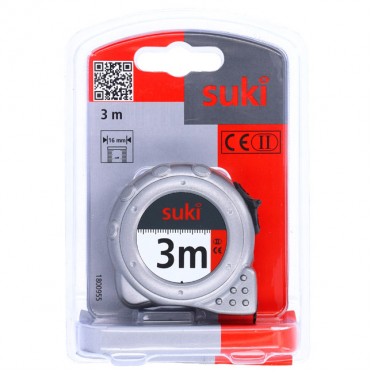 Μέτρο Ασημί 3mx16mm