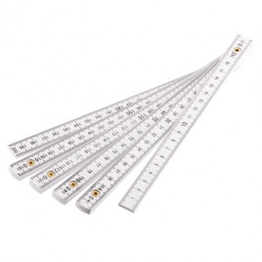 Μετρό Λευκό Πλαστικό 2m