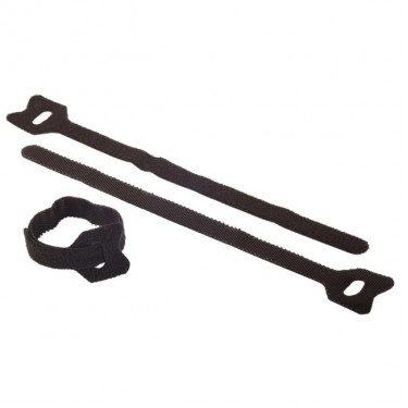 Δεματικό Hook Loop Μαύρο 15cm 8mm 6Τμχ