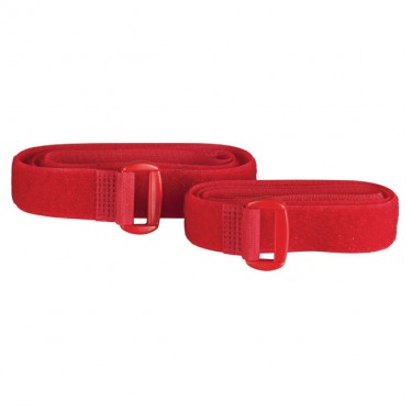 Ζώνη Hook Loop Κόκκινο 60cmx20mm 2Τμχ