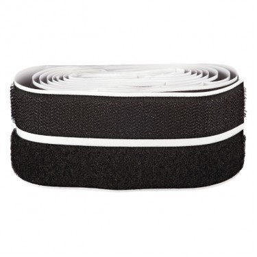 Ταινία Hook Loop Αυτοκόλλητο Μαύρο 150cmx20mm