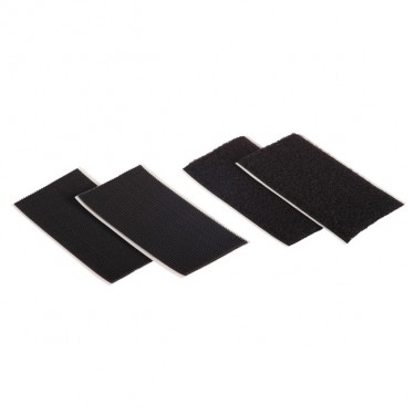 Επιφάνειες Power Hook Loop Αυτοκόλλητο Μαύρο 90x50mm 2Σετ