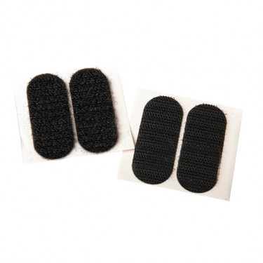 Επιφάνειες Power Hook Loop Αυτοκόλλητο Μαύρο 50x20mm 2Σετ