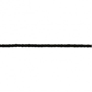 PP Σχοινί Πλεγμένο Μαύρο 3mm