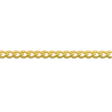Αλυσίδα FIGARO Στριφτή Μπρούτζινη 14mm