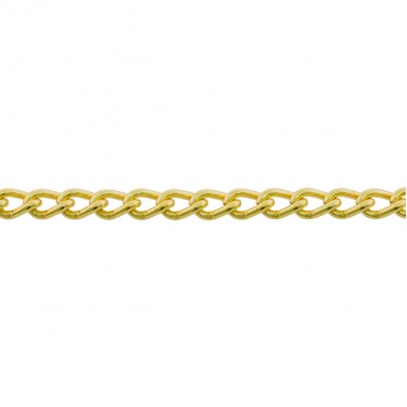 Αλυσίδα FIGARO Στριφτή Μπρούτζινη 25mm