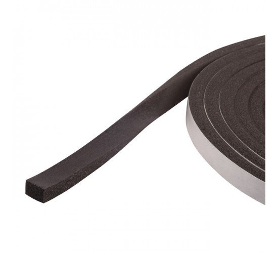 Μονωτικό Αφρώδες Αυτοκόλλητο Άνθρακα 10m 15x9mm Μονωτικό Αφρώδες Αυτοκόλλητο Άνθρακα 10m 15x9mm