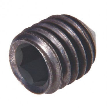 Βίδα Άλεν Με Μύτη Ακέφαλη M6x10 Μαυρ/Σκληροπ. DIN914