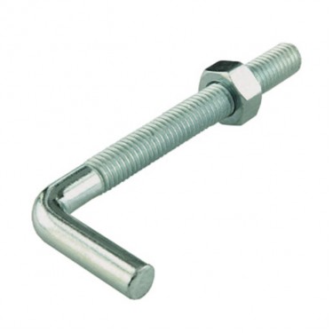 Βίδα Γωνία M6x60 Γαλβανιζέ & Περικόχλιο 2Τμχ