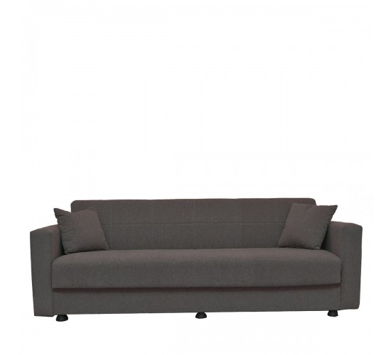 Καναπές Κρεβάτι AMETHYST Τριθέσιος Σκούρο Γκρι 214x78x78cm Καναπές Κρεβάτι AMETHYST Τριθέσιος Σκούρο Γκρι 214x78x78cm