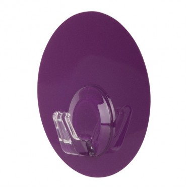 Γάντζος Στατικός Αυτοκόλλητo Μοβ 68mm