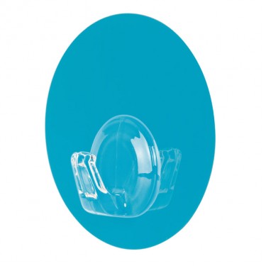 Γάντζος Στατικός Αυτοκόλλητo Μπλε 68mm