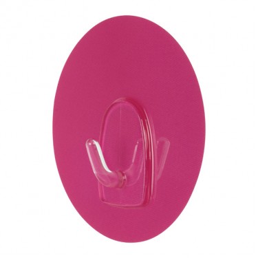 Γάντζος Στατικός Αυτοκόλλητος Ροζ 68mm