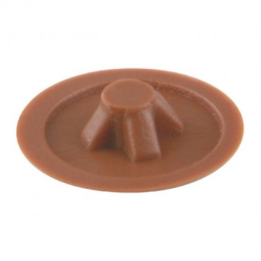 Καπάκι Βίδας 35-5 Σκούρο Μπεζ Πλαστικό PZ 2