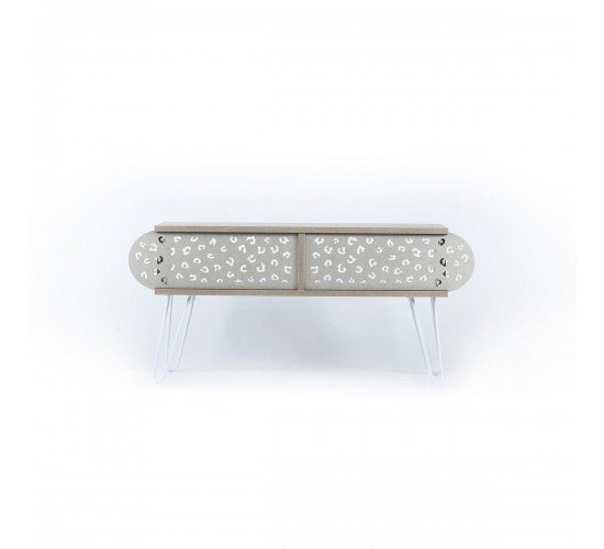 Έπιπλο Τηλεόρασης ILLIA No 3 Δρυς/Λευκό 106x30x48cm Έπιπλο Τηλεόρασης ILLIA No 3 Δρυς/Λευκό 106x30x48cm