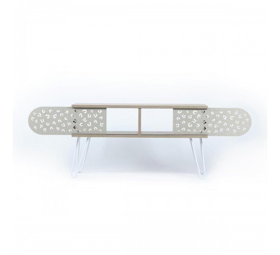 Έπιπλο Τηλεόρασης ILLIA No 3 Δρυς/Λευκό 106x30x48cm Έπιπλο Τηλεόρασης ILLIA No 3 Δρυς/Λευκό 106x30x48cm