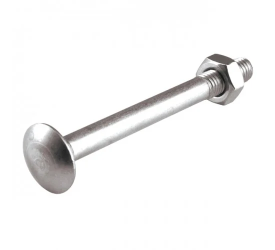 Κασονόβιδα M 6x30 Inox A2 DIN603 & Περικόχλιο Κασονόβιδα M 6x30 Inox A2 DIN603 & Περικόχλιο