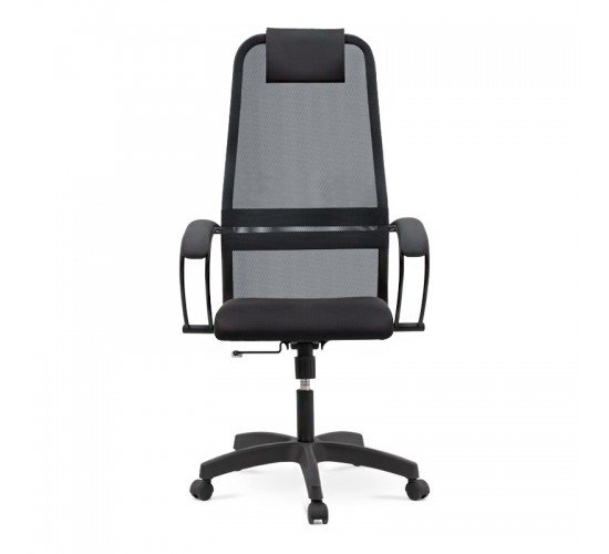 Καρέκλα γραφείου Prince Megapap με ύφασμα Mesh χρώμα μαύρο 66,5x70x123/133εκ.
