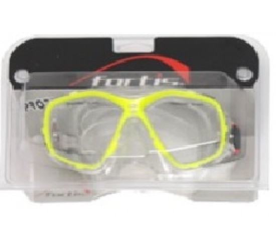 fortis ΜΑΣΚΑ ΕΝΗΛΙΚΩΝ PVC ΜΠΛΕ & ΚΙΤΡΙΝΟ