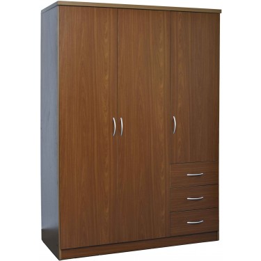 Velco Pro Systems ΝΤΟΥΛΑΠΑ ΜΕ ΤΡΕΙΣ ΠΟΡΤΕΣ -ΜΕΛΑΜΙΝΗ W119xD50xH170 εκ. ΚΕΡΑΣΙΑ