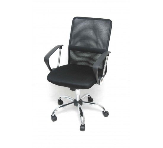 Velco Pro Systems ΚΑΡΕΚΛΑ ΓΡΑΦΕΙΟΥ ΜΑΥΡΗ -ΔΙΑΣΤΑΣΕΙΣ: 57x50x90/110cm