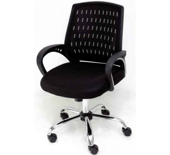 Velco Pro Systems ΚΑΡΕΚΛΑ ΓΡΑΦΕΙΟΥ ΜΑΥΡΗ-ΔΙΑΣΤΑΣΕΙΣ: 59x55x91/111cm