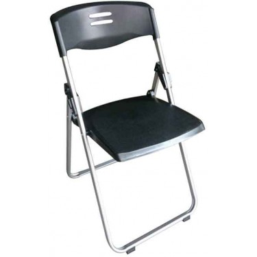 Velco Pro Systems ΚΑΡΕΚΛΑ ΜΕΤΑΛΛΙΚΗ CATERING  ΠΤΥΣΣΟΜΕΝΗ ΜΑΥΡΗ -ΔΙΑΣΤΑΣΕΙΣ: W42xD48xH80cm-ABS