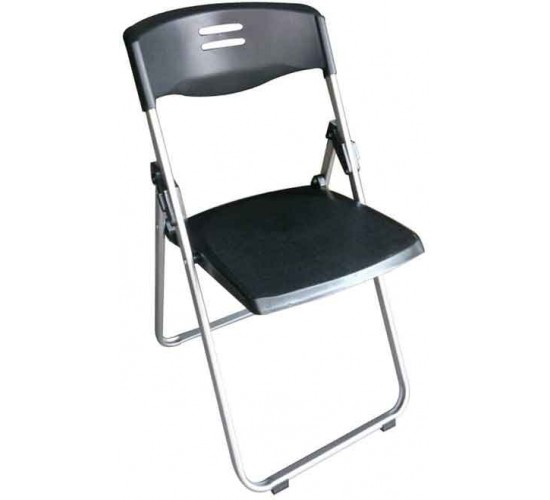 Velco Pro Systems ΚΑΡΕΚΛΑ ΜΕΤΑΛΛΙΚΗ CATERING  ΠΤΥΣΣΟΜΕΝΗ ΜΑΥΡΗ -ΔΙΑΣΤΑΣΕΙΣ: W42xD48xH80cm-ABS