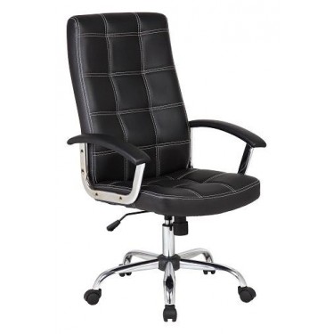 Velco Pro Systems ΠΟΛΥΘΡΟΝΑ ΓΡΑΦΕΙΟΥ ΜΑΥΡΗ ΔΙΕΥΘΥΝΤΟΥ-ΔΙΑΣΤΑΣΕΙΣ: 64x55x103/113cm- ΕΠΙΦΑΝΕΙΑ PVC