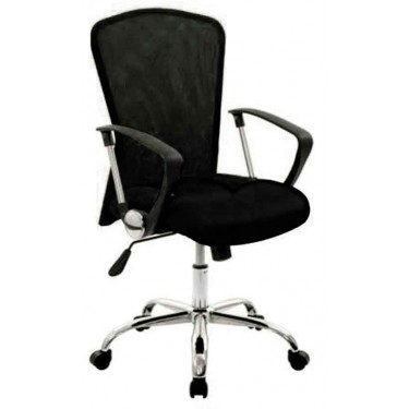 Velco Pro Systems ΚΑΡΕΚΛΑ ΓΡΑΦΕΙΟΥ ΜΑΥΡΗ- ΔΙΑΣΤΑΣΕΙΣ: 57x50x90/100cm